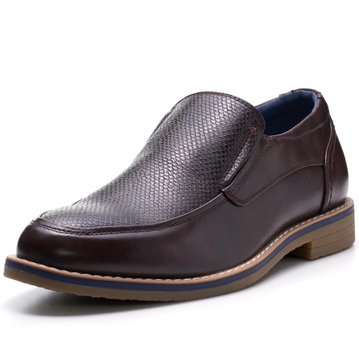 Ecco toe plain hybrid st1 oxford men cognac