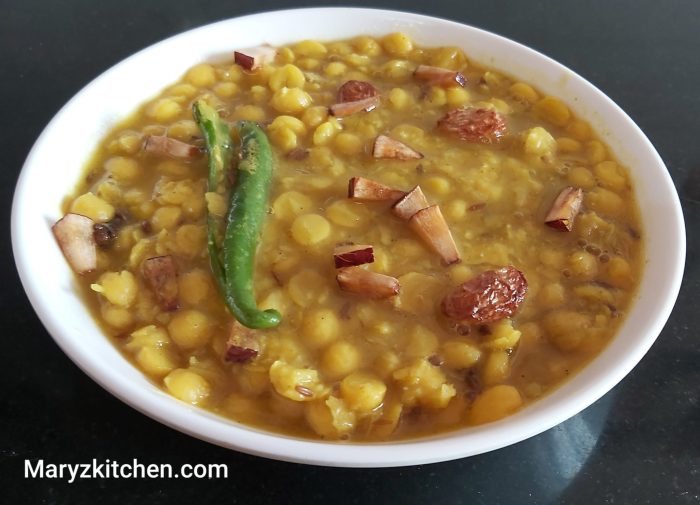 How to cook cholar dal in bengali style