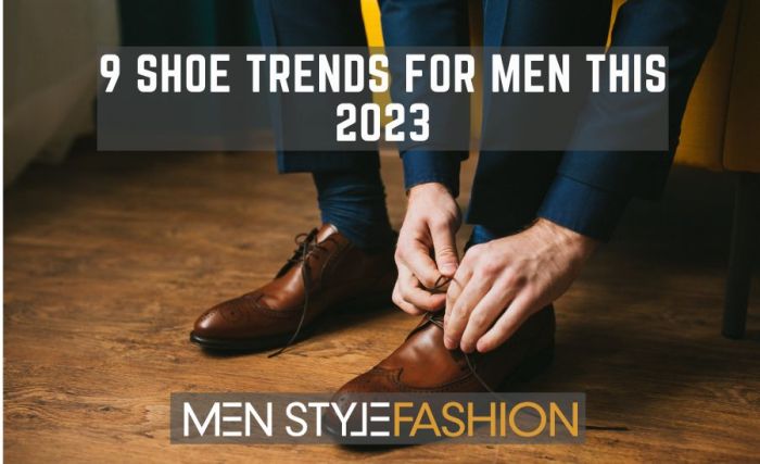 Mens dress shoe trends 2023