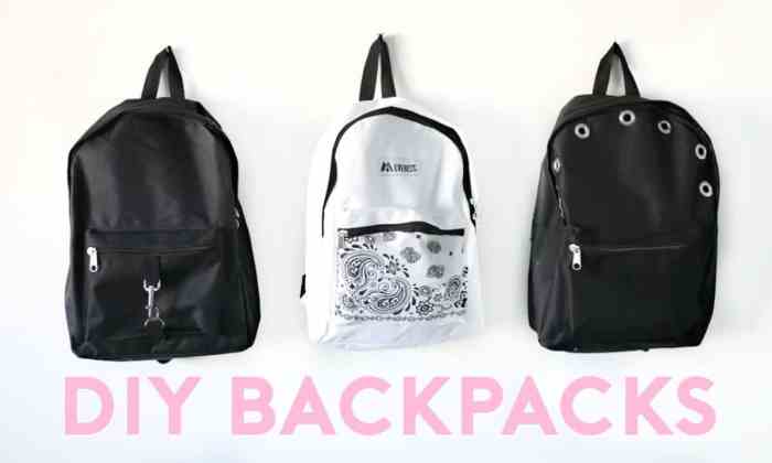 How to make a backpack decoration