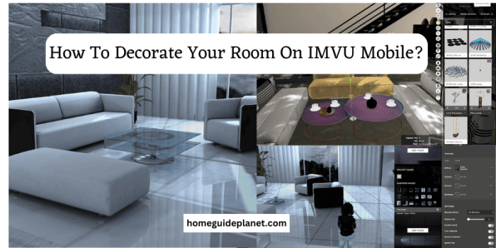 How to decorate your room on imvu mobile