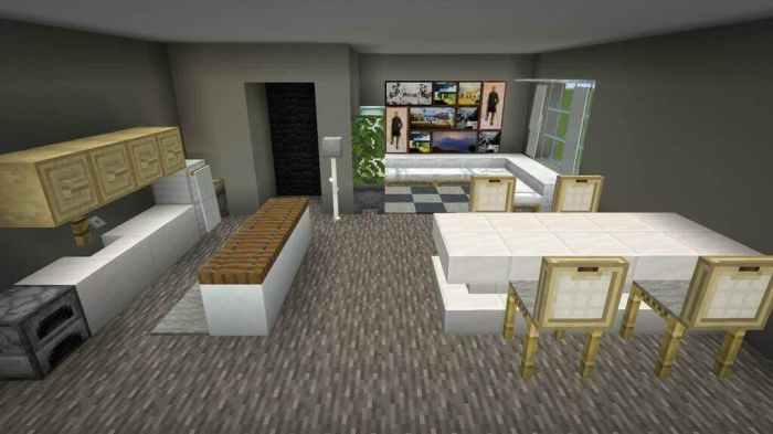 How to decorate a living room in minecraft