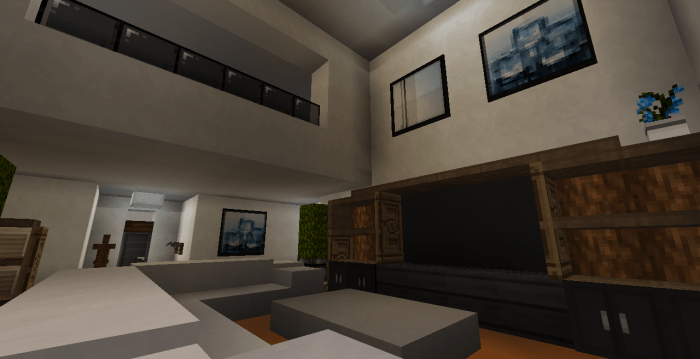 How to decorate a living room in minecraft