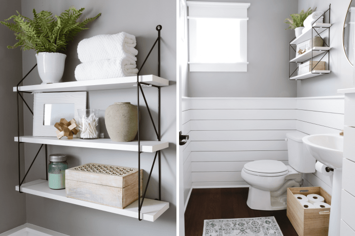 How to decorate a powder bah room