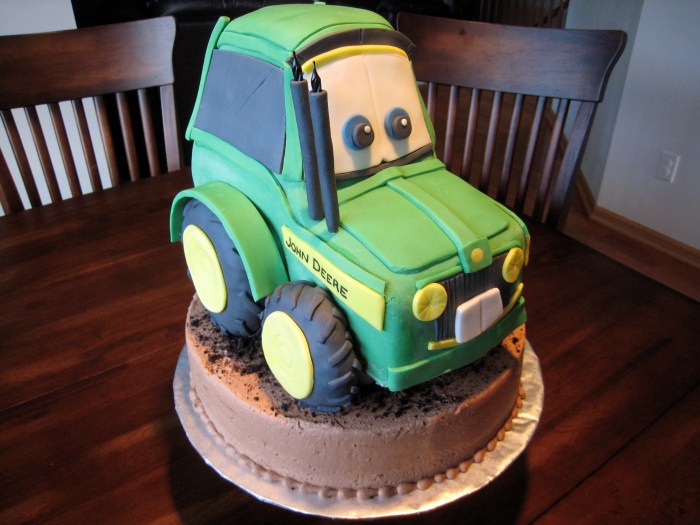 How to make a tractor cake decoration