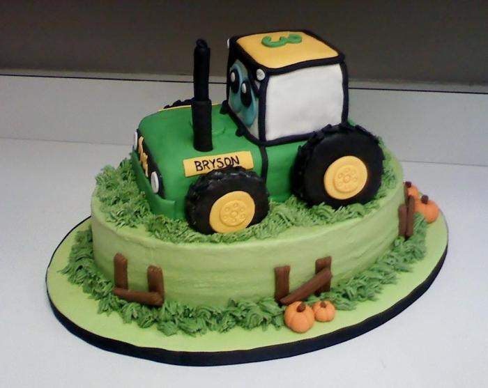 Tractor cakes birthday ideas decoration little