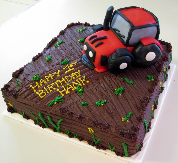 How to make a tractor cake decoration