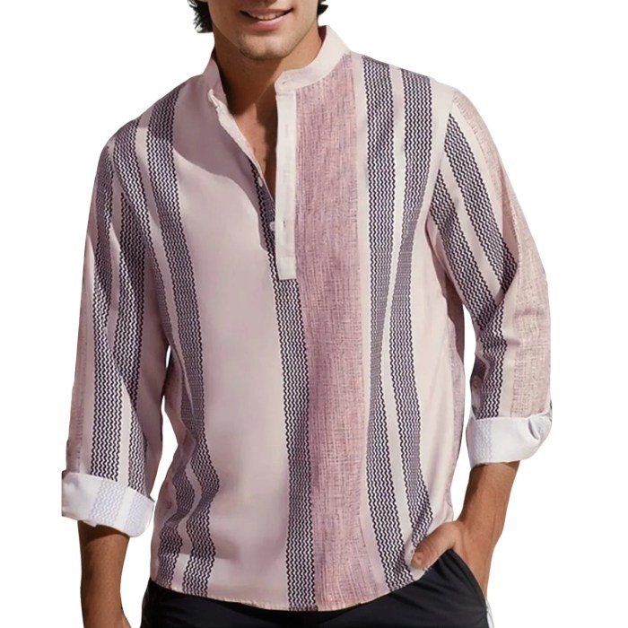 Men's striped button down dress shirts