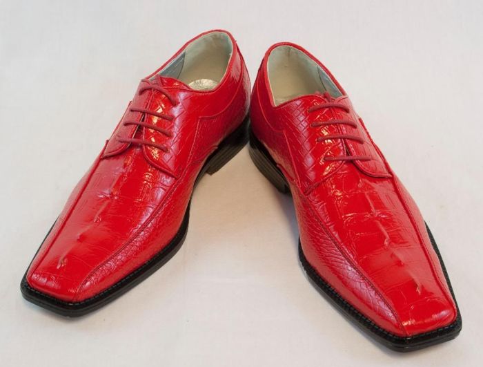 Red shoes mens dress