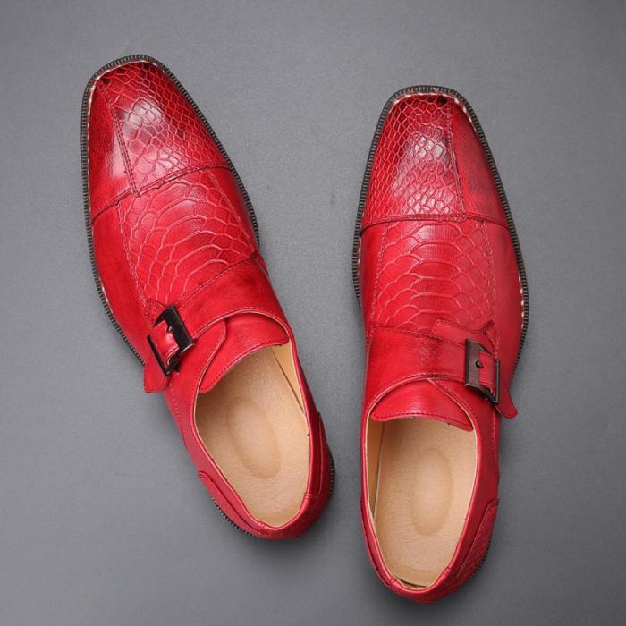 Red shoes mens dress