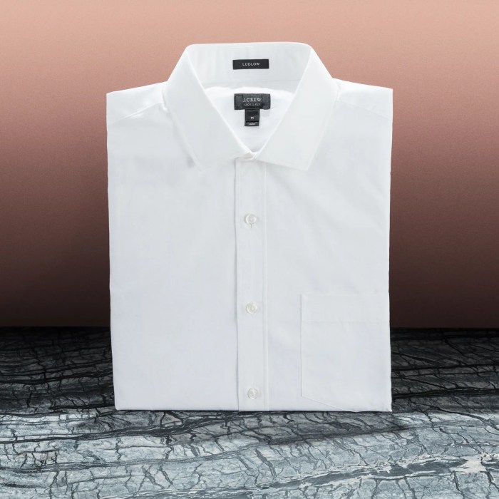 Mens dress shirt white